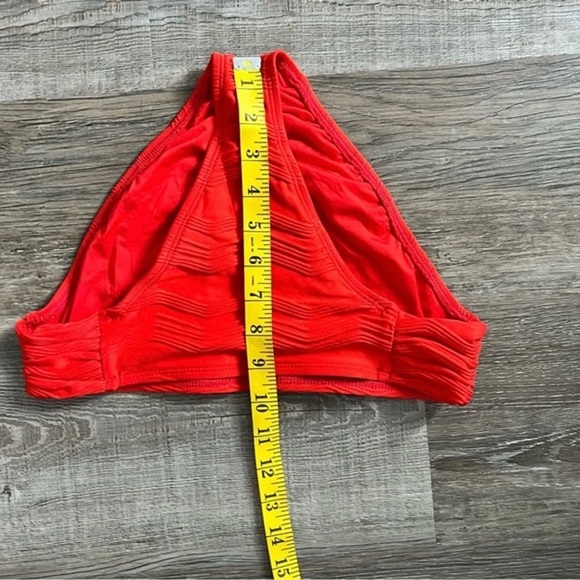 La Blanca Red Textured Swim Bottoms - Picture 6 of 7